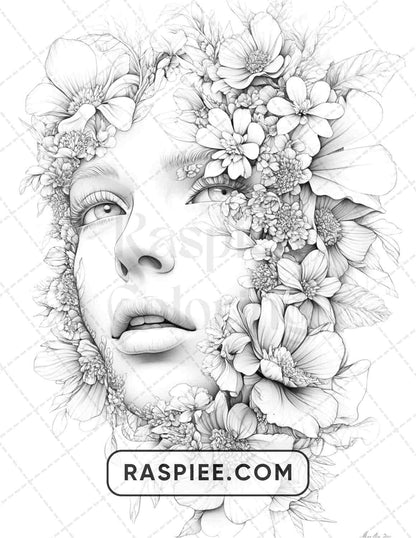 77 Flower Tattoos Adult Coloring Pages - RASPIEE