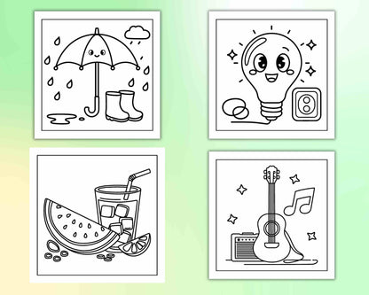 98 Bold and Easy Cute Pairs Coloring Pages - RASPIEE