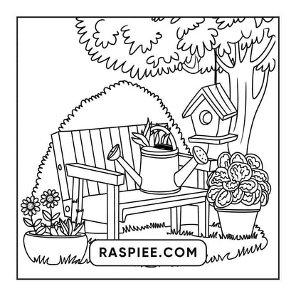 85 Bold and Easy Little Corner Coloring Pages Printable PDF Instant Download - RASPIEE