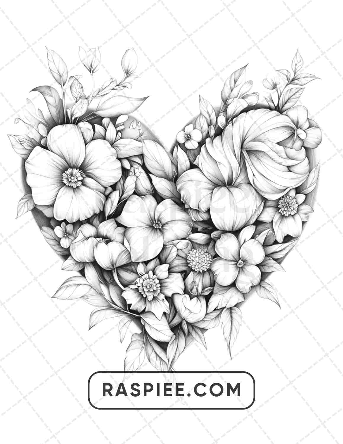 77 Flower Tattoos Adult Coloring Pages - RASPIEE