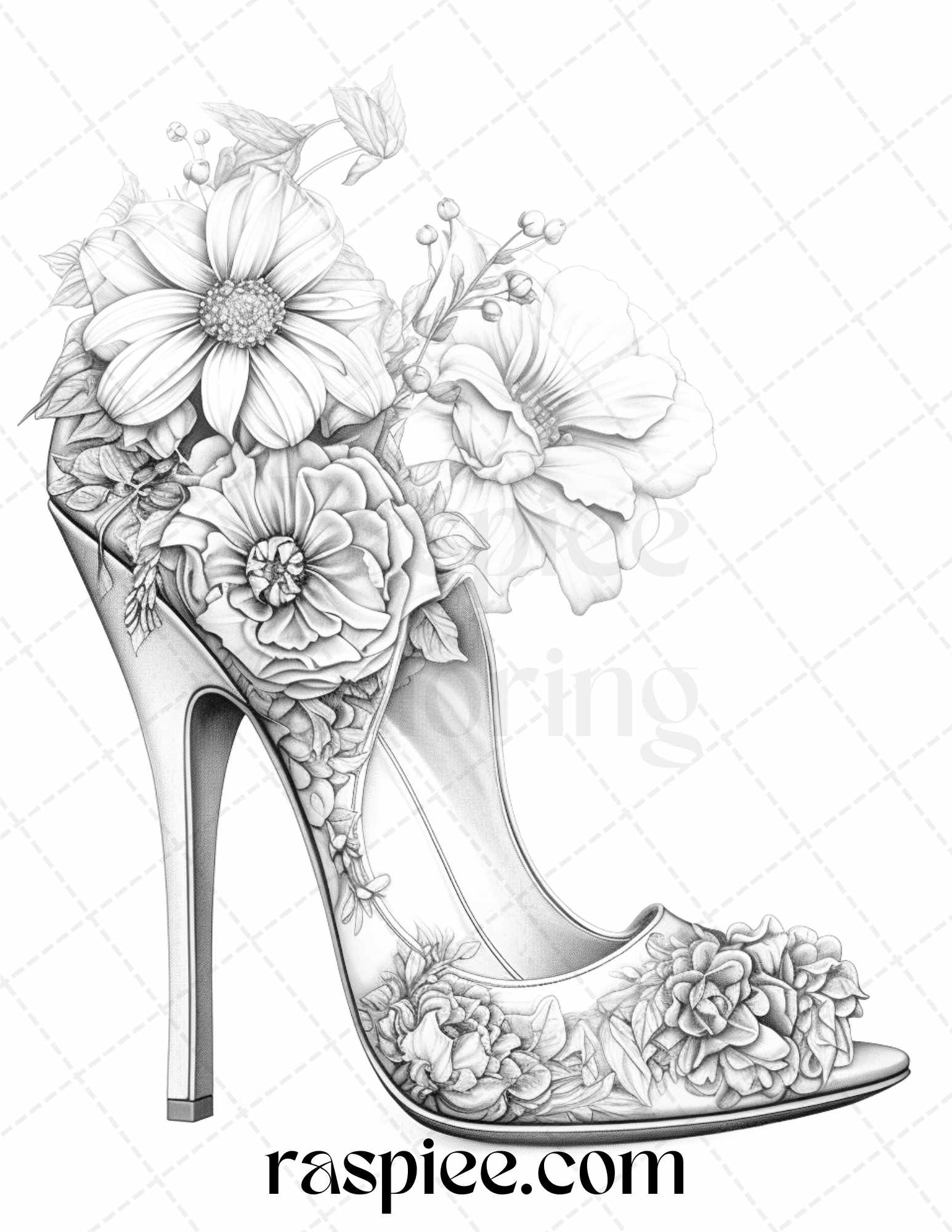 Princess Shoes Heels Coloring Page Isolated Stock Vector by ©YAY_Images  623647712