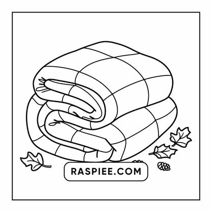 76 Bold and Easy Fall Vibes Coloring Pages Printable PDF Instant Download - RASPIEE