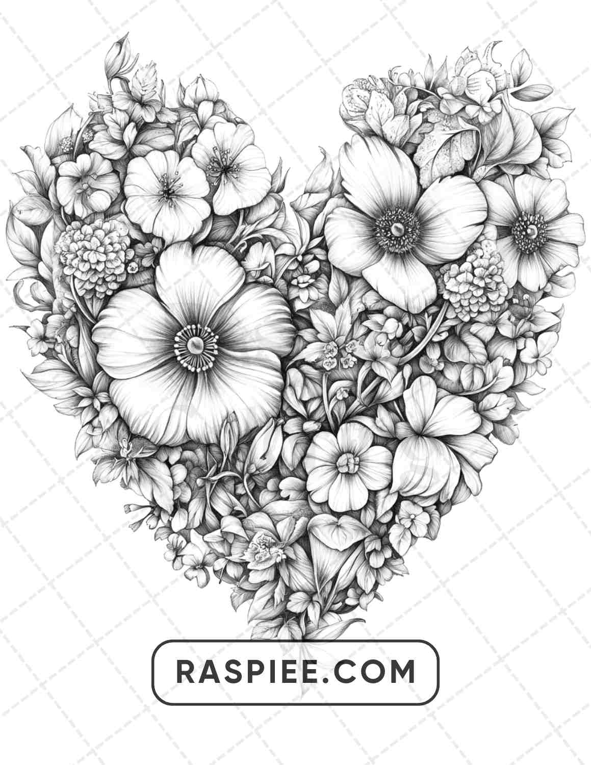 77 Flower Tattoos Adult Coloring Pages - RASPIEE