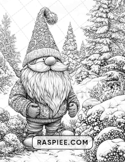 68 Christmas Fantasy Adult Coloring Pages