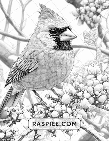 86 Winter Animals Adult Coloring Pages