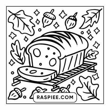 114 Cozy Autumn Bold & Easy Coloring Pages PDF Printable Instant Download - RASPIEE