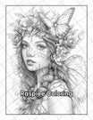 50 Fairyland Adult Coloring Pages Printable PDF Instant Download ...