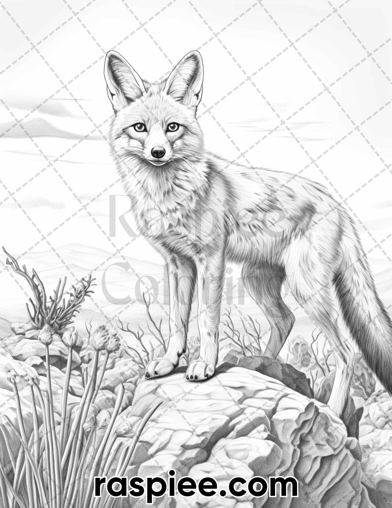 55-wild-animals-grayscale-coloring-pages-for-adults-printable-pdf-ins-raspiee for Free Printable Pictures Of Wild Animals 55 Wild Animals Grayscale Coloring Pages for Adults, Printable PDF Ins – RASPIEE for Free Printable Pictures Of Wild Animals