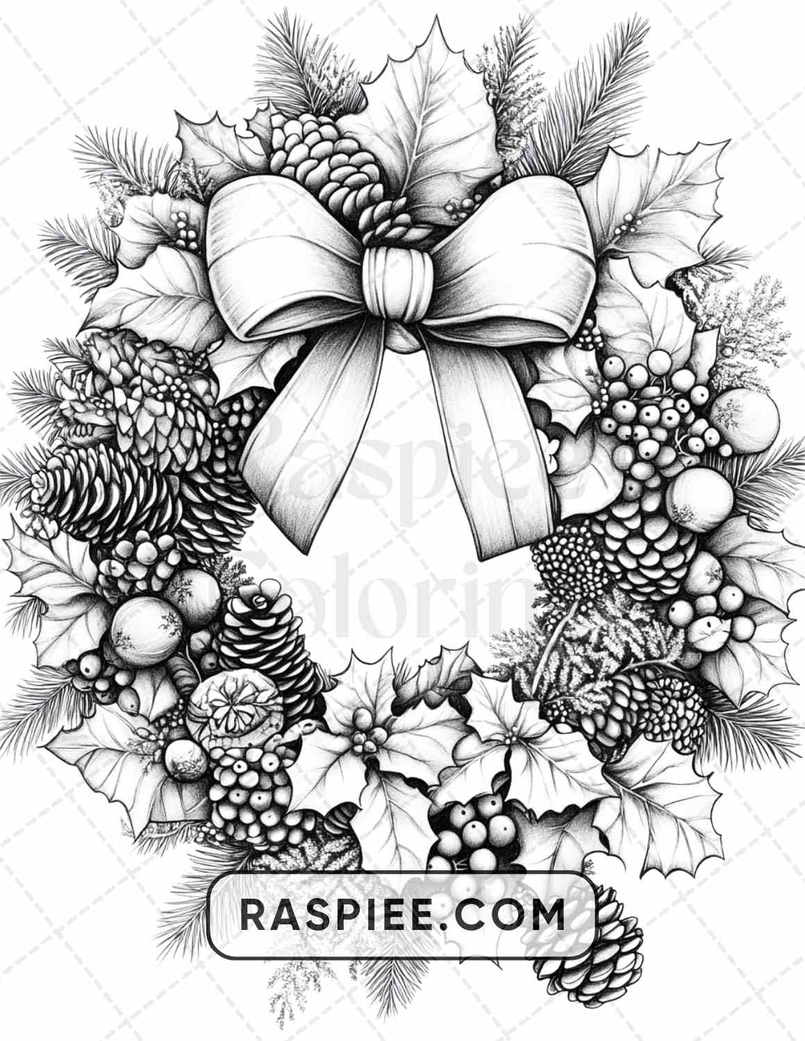 89 Christmas Decor Adult Coloring Pages