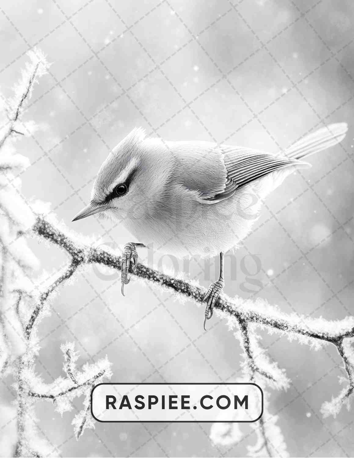 80 Winter Birds Adult Coloring Pages