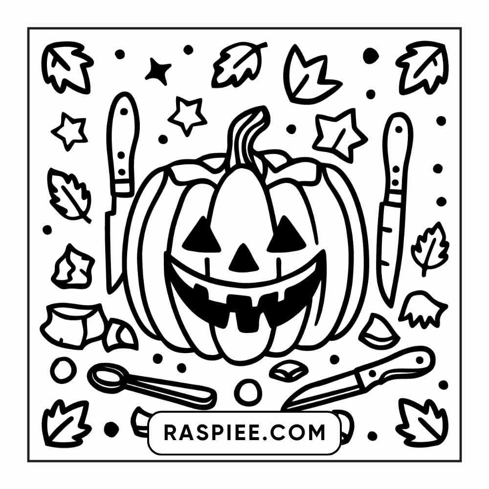 114 Cozy Autumn Bold & Easy Coloring Pages PDF Printable Instant Download - RASPIEE