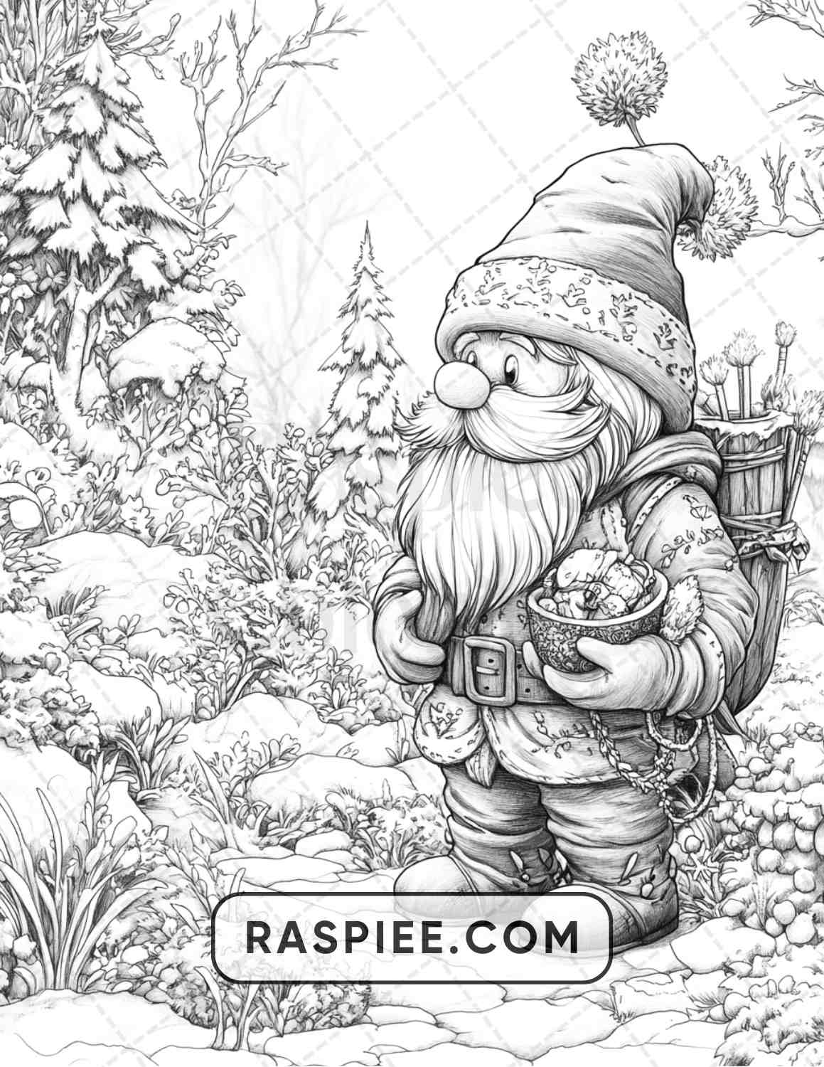 68 Christmas Fantasy Adult Coloring Pages