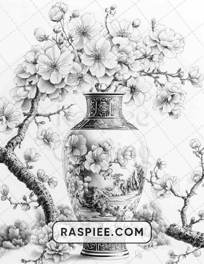 80 Still Life Adult Coloring Pages - RASPIEE