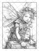 50 Fairyland Adult Coloring Pages Printable PDF Instant Download – RASPIEE