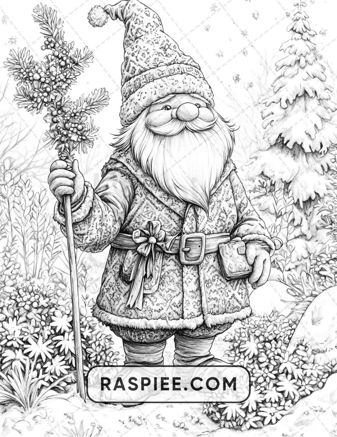 68 Christmas Fantasy Adult Coloring Pages