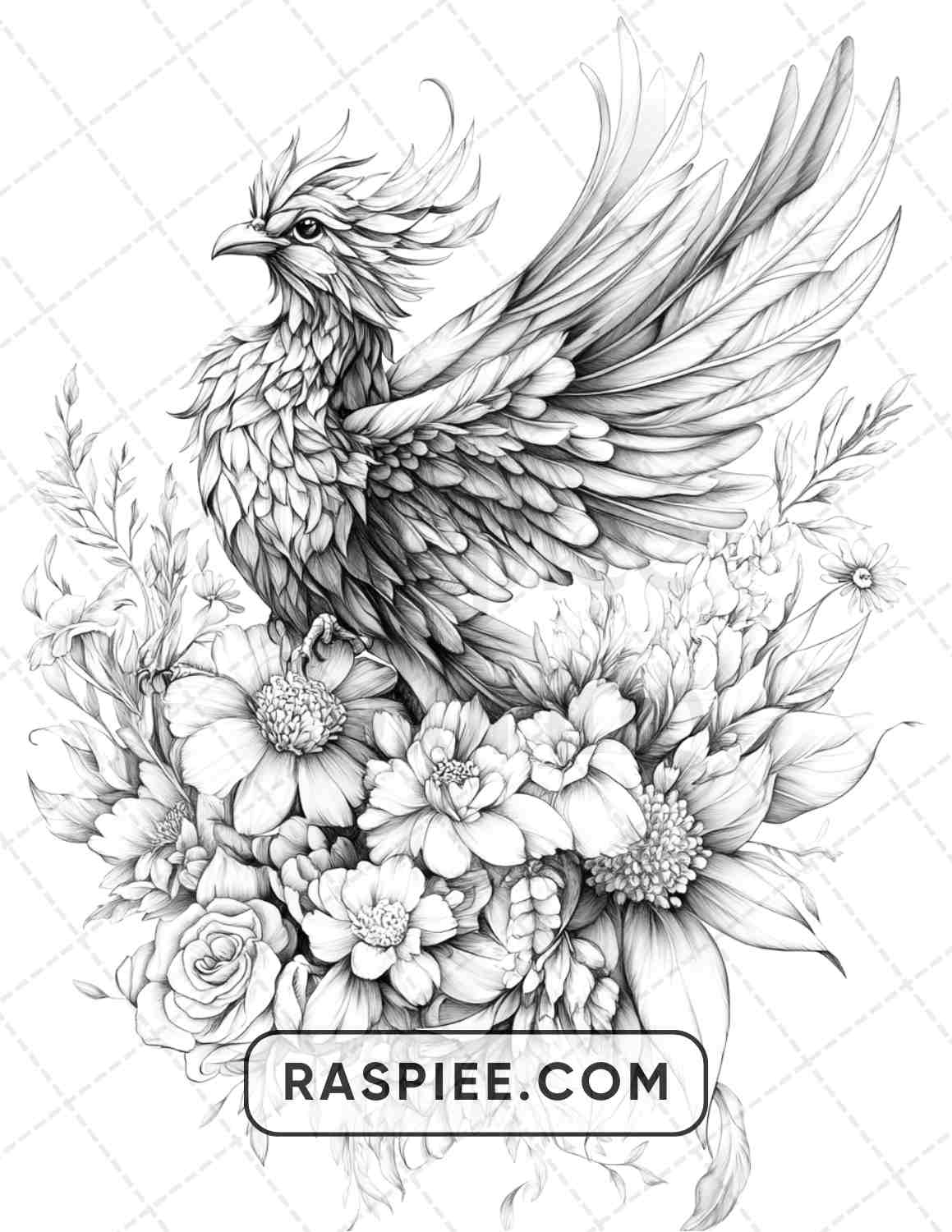 77 Flower Tattoos Adult Coloring Pages - RASPIEE