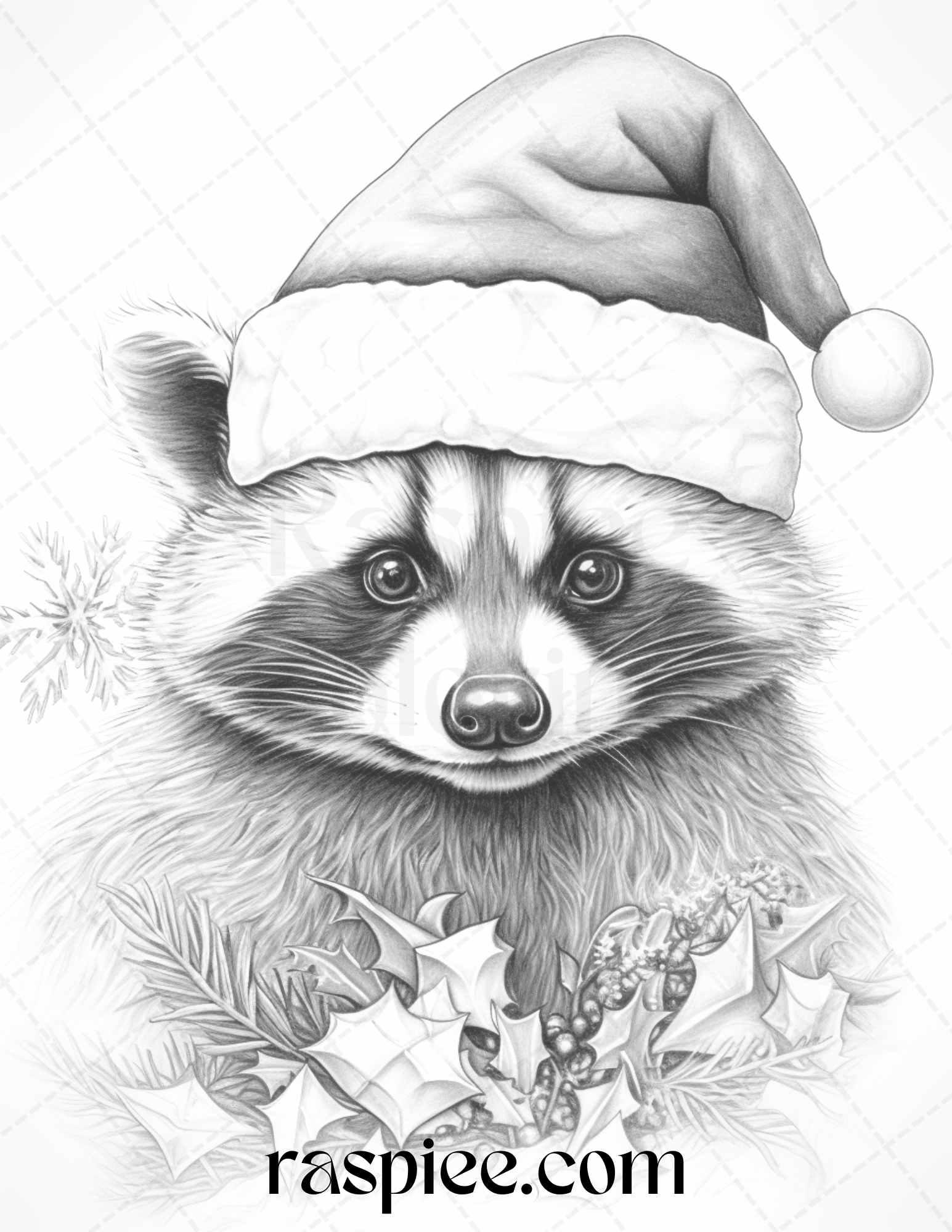 70 Christmas Animals Grayscale Coloring Pages Printable for Adults, PD – RASPIEE 70-christmas-animals-grayscale-coloring-pages-printable-for-adults-pd-raspiee