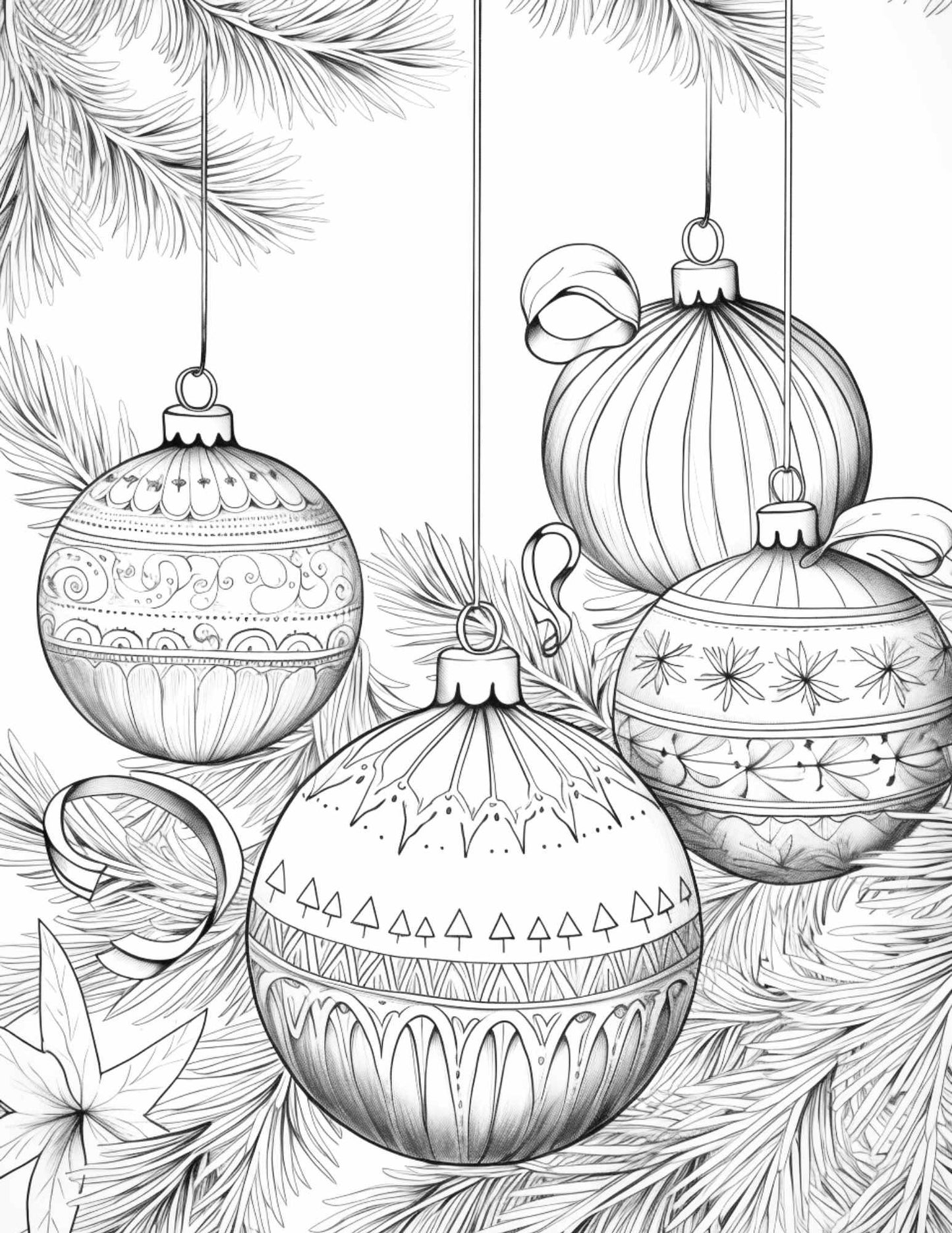 Free Christmas Decorations Grayscale Coloring Pages for Adults, Printa – RASPIEE free-christmas-decorations-grayscale-coloring-pages-for-adults-printa-raspiee