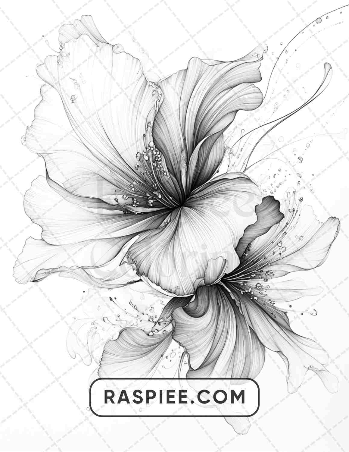 77 Flower Tattoos Adult Coloring Pages - RASPIEE