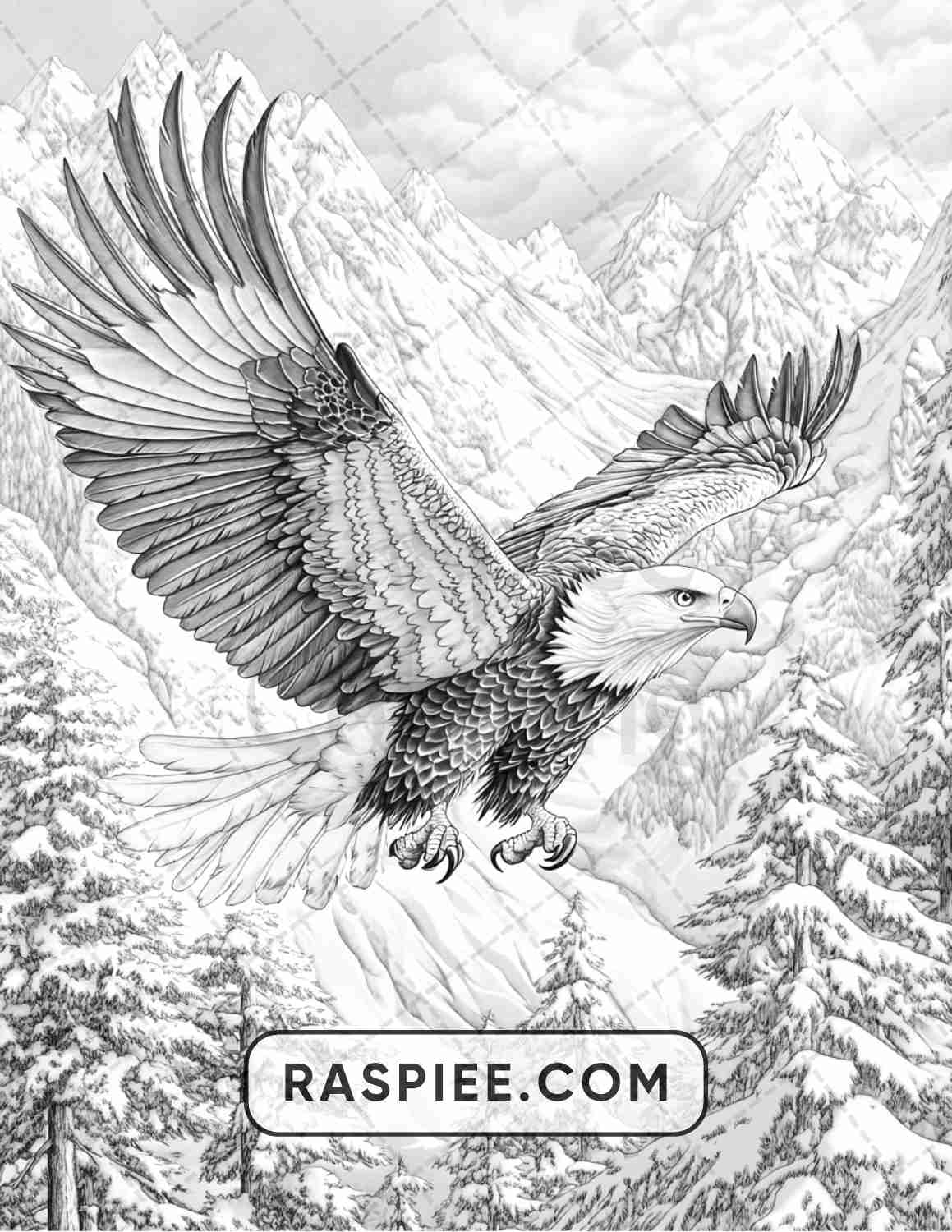 86 Winter Animals Adult Coloring Pages