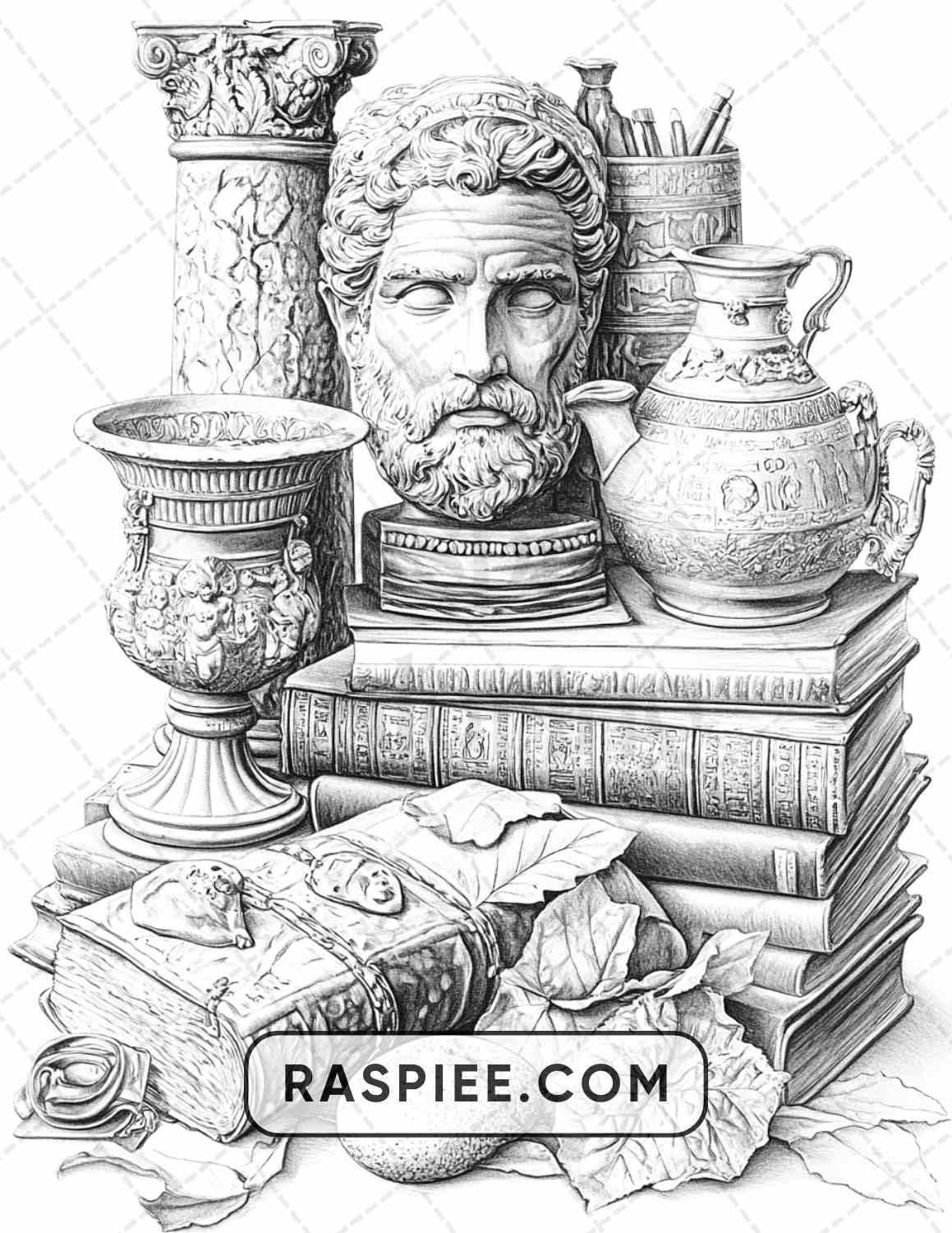 80 Still Life Adult Coloring Pages - RASPIEE