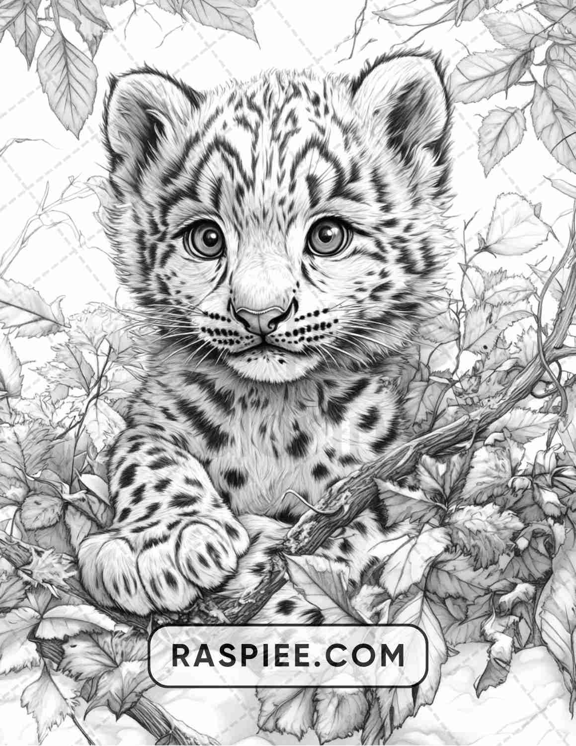 86 Winter Animals Adult Coloring Pages