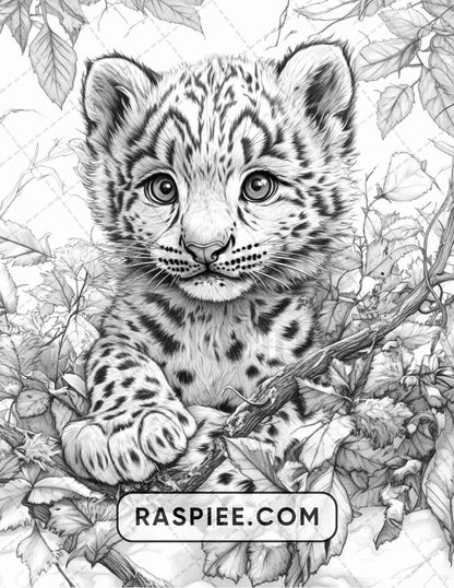 86 Winter Animals Adult Coloring Pages