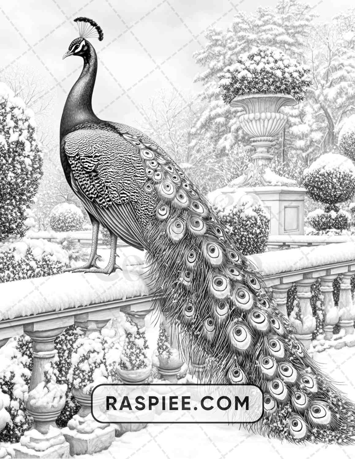 80 Winter Birds Adult Coloring Pages