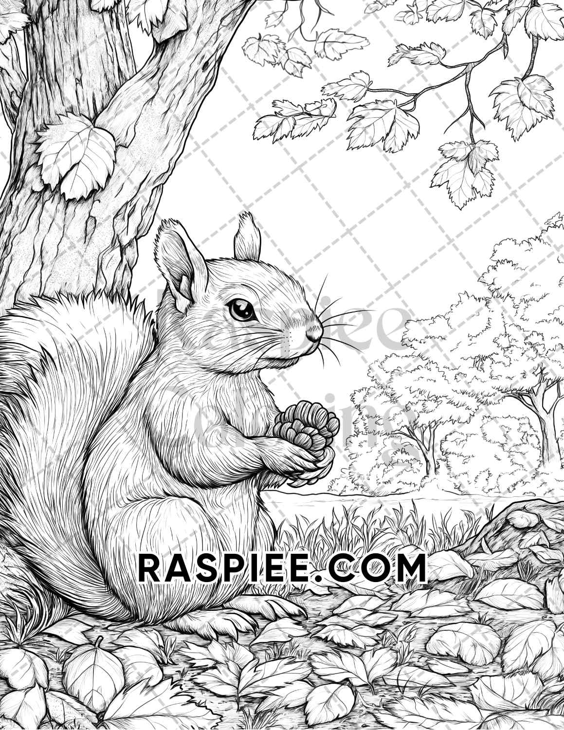 Hello Autumn Adult Coloring Pages Printable PDF Instant Download