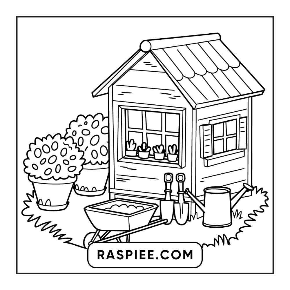 85 Bold and Easy Little Corner Coloring Pages Printable PDF Instant Download - RASPIEE