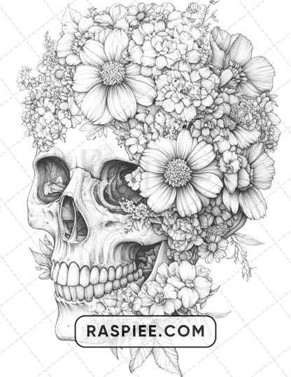 77 Flower Tattoos Adult Coloring Pages - RASPIEE