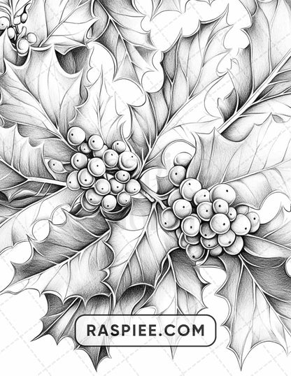 89 Christmas Decor Adult Coloring Pages