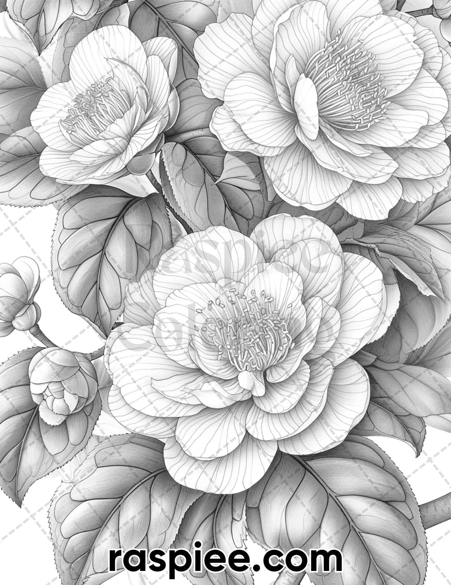 adult coloring pages, adult coloring sheets, adult coloring book pdf, adult coloring book printable, grayscale coloring pages, grayscale coloring books, flower coloring pages for adults, flower coloring book, spring coloring pages for adults, grayscale illustration, spring coloring book