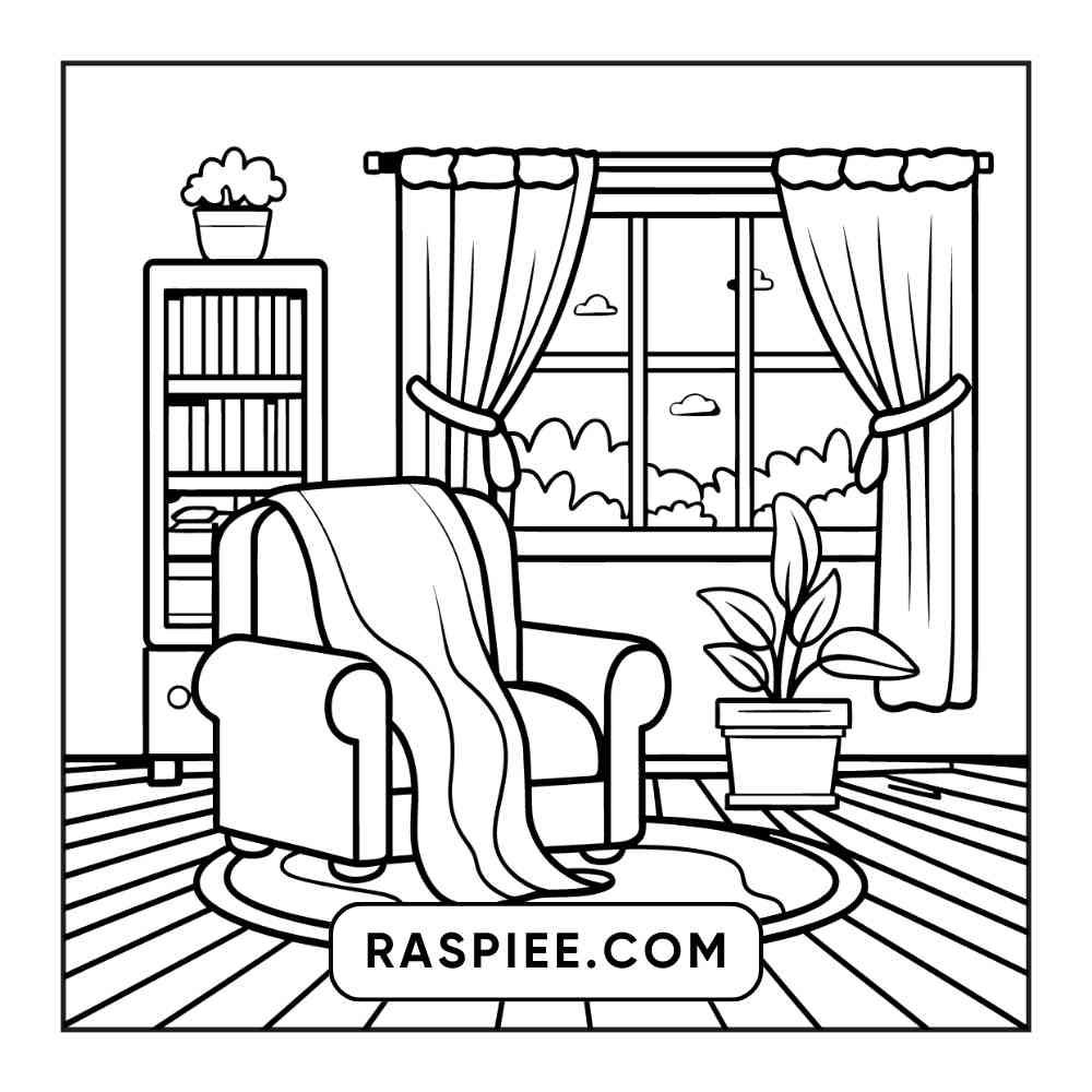 90 Bold and Easy Stress Relief Coloring Pages Printable PDF Instant Download - RASPIEE