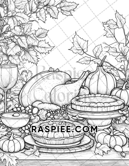 Hello Autumn Adult Coloring Pages Printable PDF Instant Download