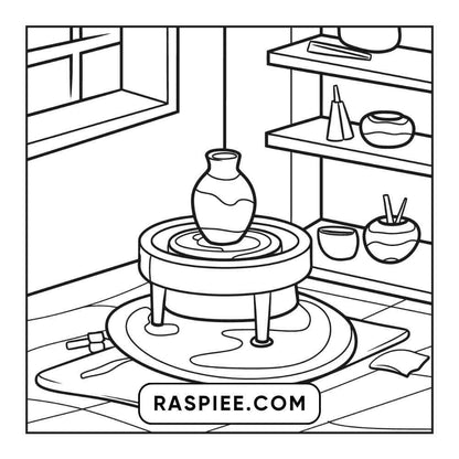 85 Bold and Easy Little Corner Coloring Pages Printable PDF Instant Download - RASPIEE