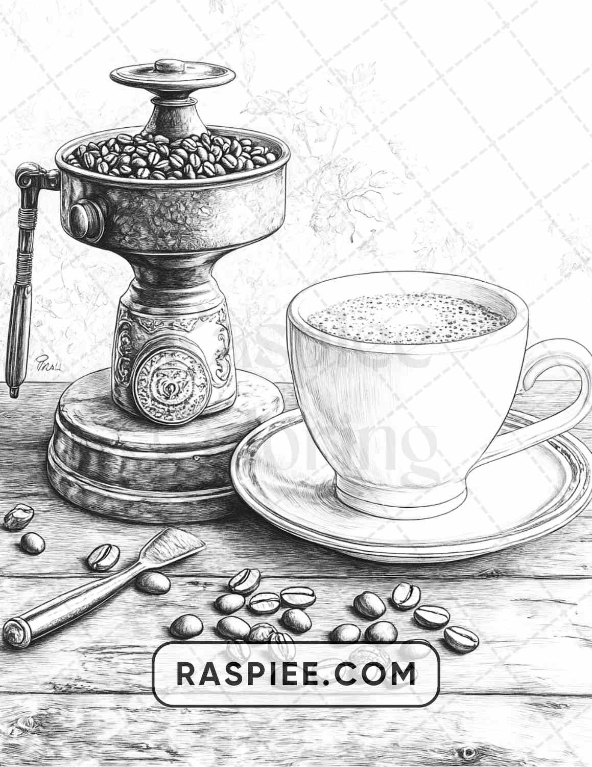 80 Still Life Adult Coloring Pages - RASPIEE