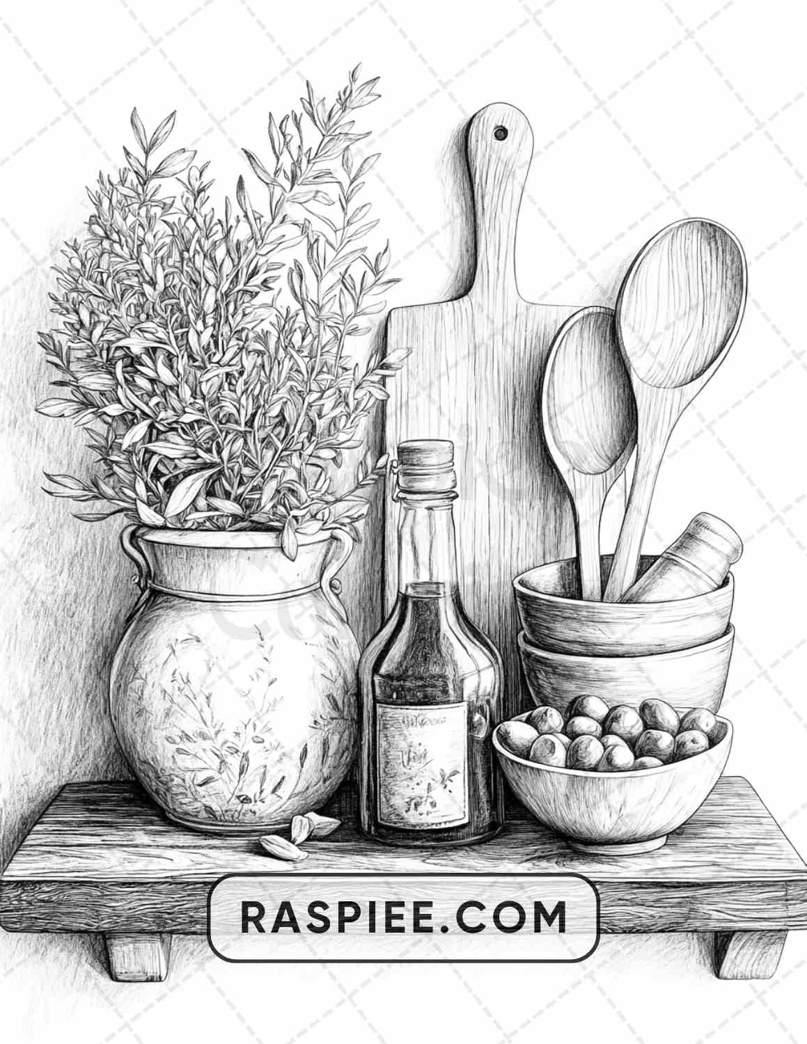 80 Still Life Adult Coloring Pages - RASPIEE