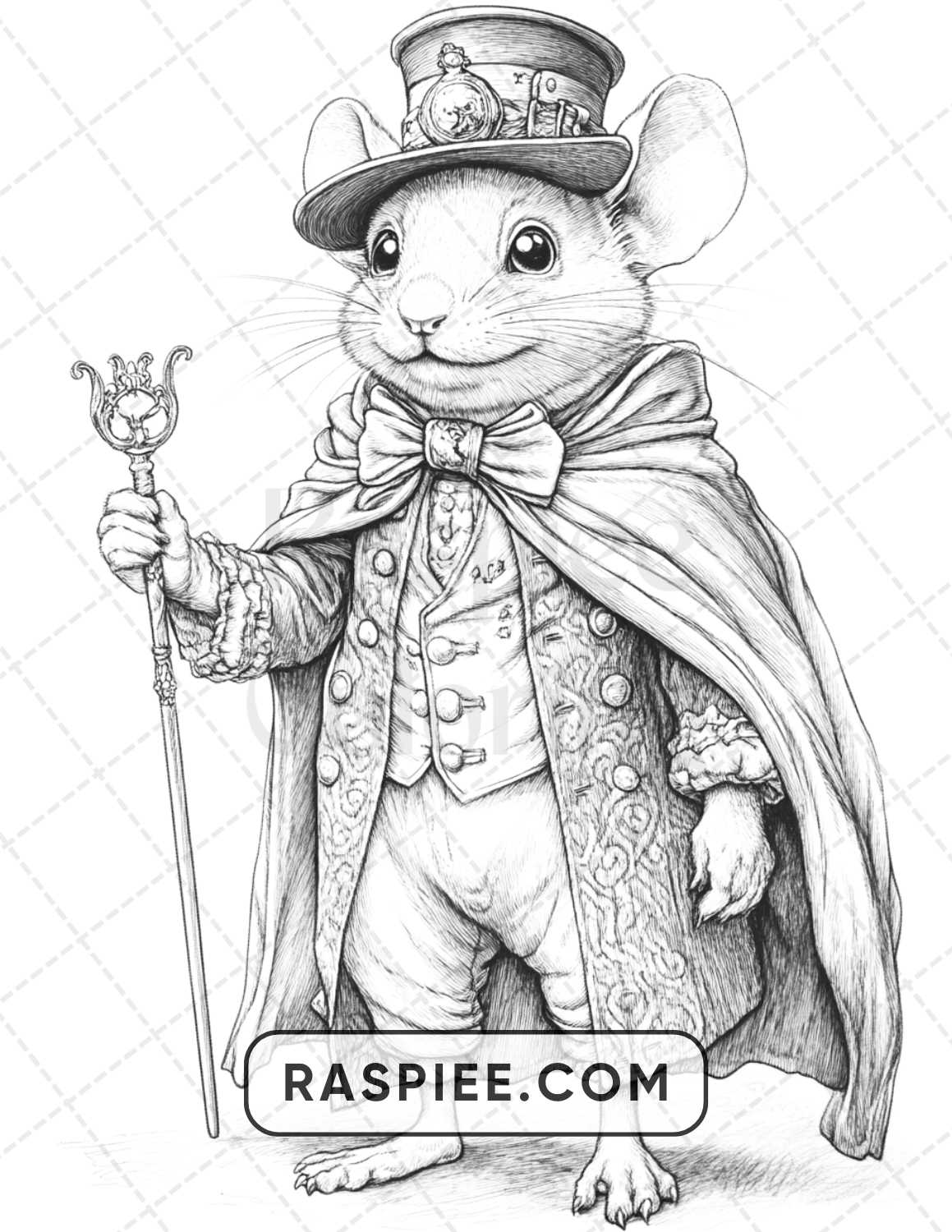 96 Animals Dressed Up Adult Coloring Pages