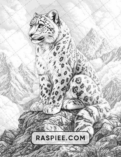 86 Winter Animals Adult Coloring Pages