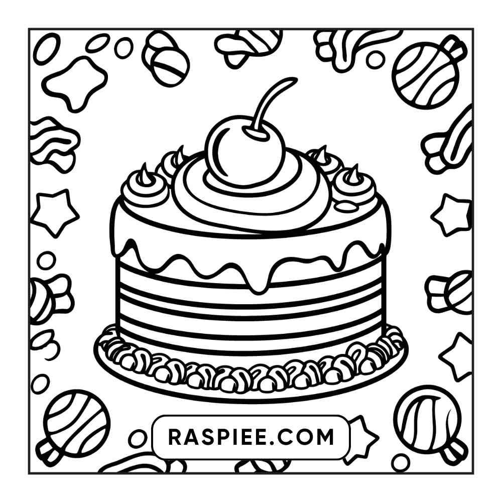 90 Bold and Easy Stress Relief Coloring Pages Printable PDF Instant Download - RASPIEE