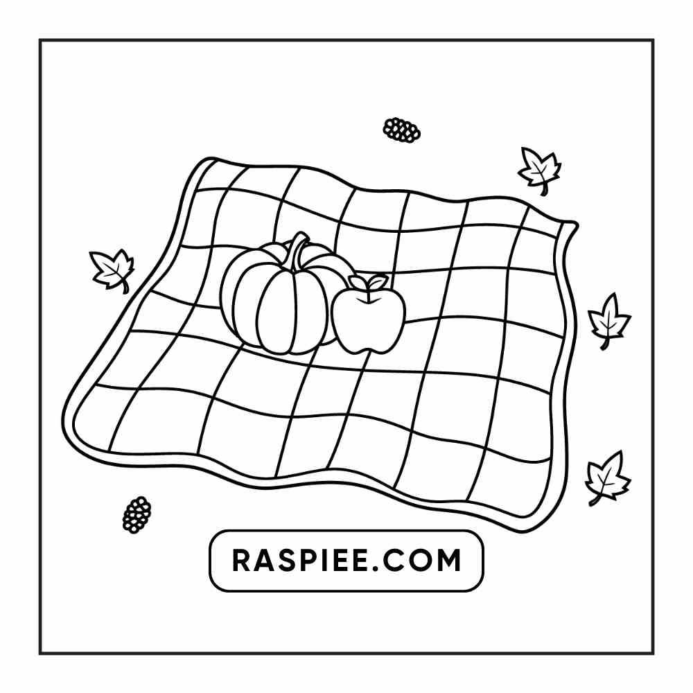 76 Bold and Easy Fall Vibes Coloring Pages Printable PDF Instant Download - RASPIEE