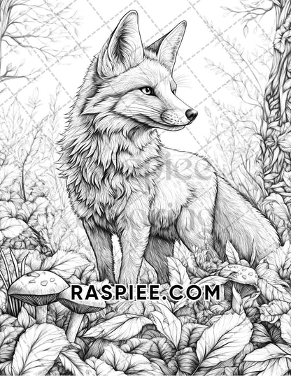 Hello Autumn Adult Coloring Pages Printable PDF Instant Download