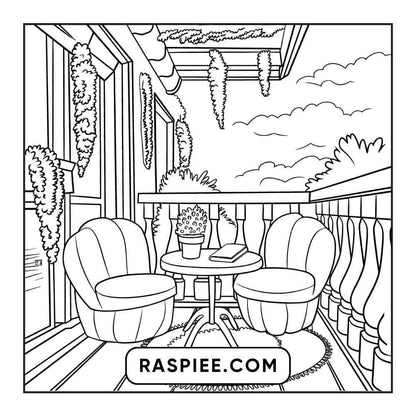 85 Bold and Easy Little Corner Coloring Pages Printable PDF Instant Download - RASPIEE