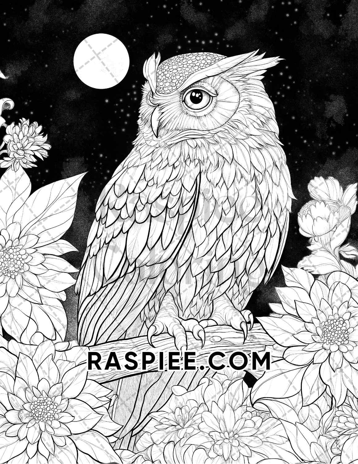 Hello Autumn Adult Coloring Pages Printable PDF Instant Download - RASPIEE