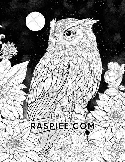 Hello Autumn Adult Coloring Pages Printable PDF Instant Download