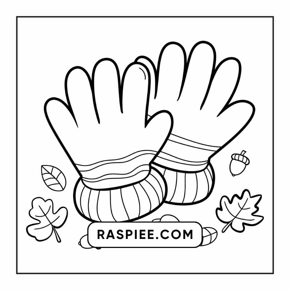 76 Bold and Easy Fall Vibes Coloring Pages Printable PDF Instant Download - RASPIEE