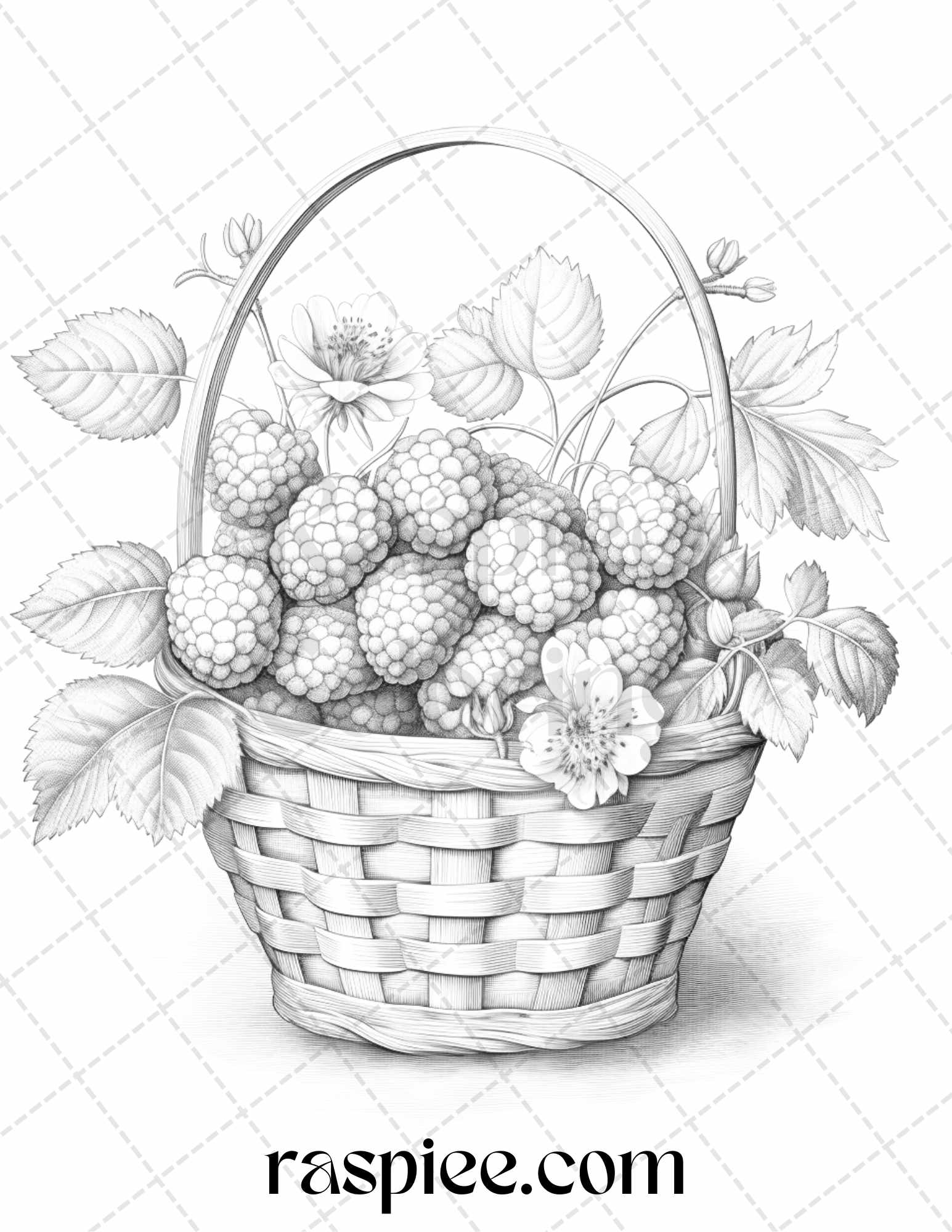 Fruits in basket sketch stock image. Image of face, sketch - 196566913