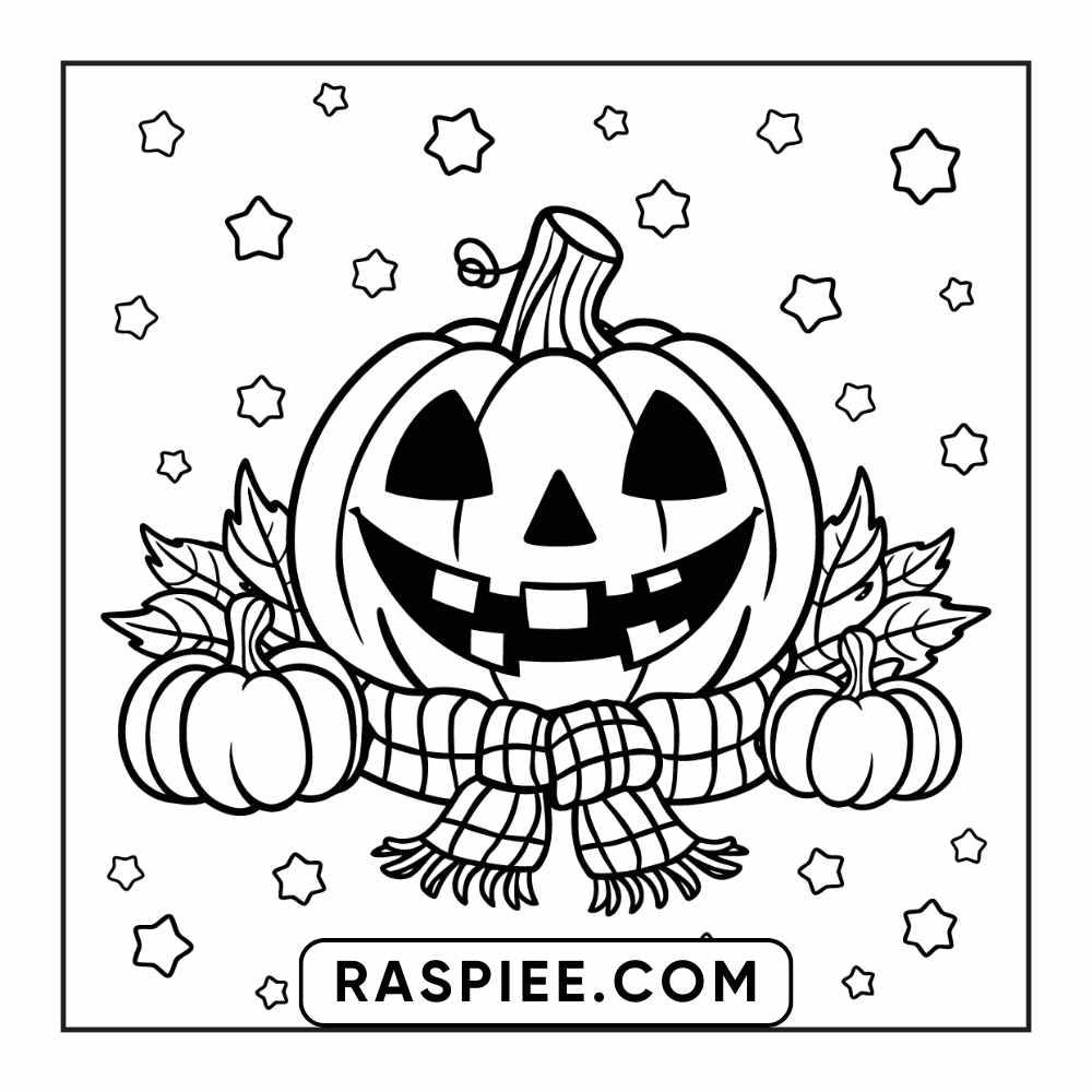 84 Cozy Halloween Bold & Easy Coloring Pages Printable PDF Instant Download - RASPIEE