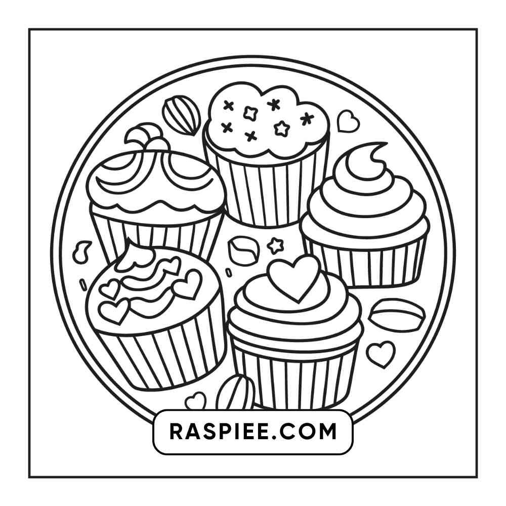 90 Bold and Easy Stress Relief Coloring Pages Printable PDF Instant Download - RASPIEE